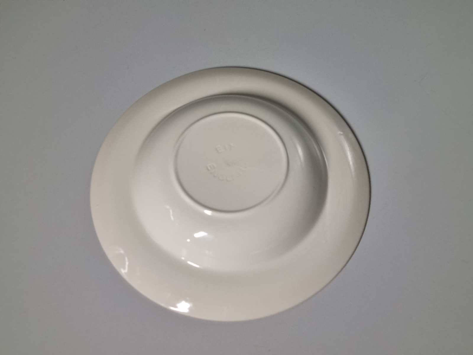 Engels rood Ironstone EIT Diep Pasta Curry Bord 22 cm (koets)