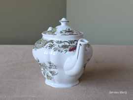 Engels Ridgway Windsor groen gekleurd Theepot