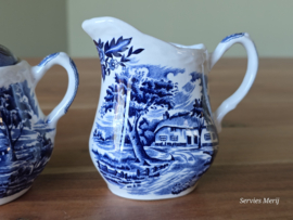 Engels blauw Grindley Country Style roomstel