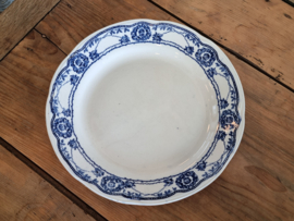Engels blauw Ethelwyn Bishop & Stonier rond serveerbord middel 28,5 cm