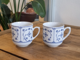 Duits Jäger Saks set 2x Mok (ronde onderkant)