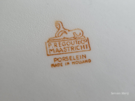 Vintage oud Regout Royal Sphinx set 3x Kan Waterkan (hoekig oor)