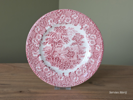 Engels rood English Ironstone Tableware EIT ontbijtbord 19,5 cm (hooiwagen)