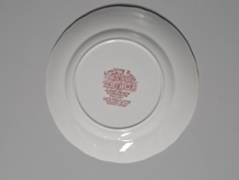 Engels rood Meakin Coaching Days ontbijtbord 20 cm