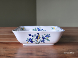 Villeroy en Boch Phoenix blau schaal vierkant 18 cm