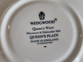 Wedgwood Queen's Shape Queen's Plain Soepkom met schotel