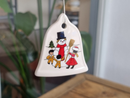 Engels Mason's Christmas Village 1983 Kerstservies Kerstboomhanger Klokje