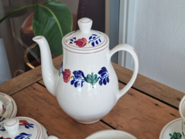 Boerenbont Boch Koffieservies model Zeeland 8 personen (zwarte stempel)