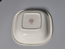 Villeroy en Boch Rusticana rood hoge vierkante schaal 24 cm