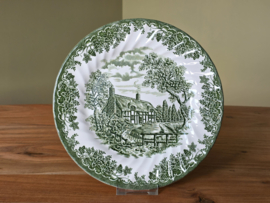 Engels groen Myott The Brook Dinerbord 25 cm