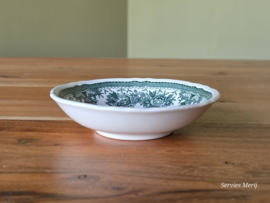 Villeroy en Boch Fasan groen rond schaaltje 12,5 cm