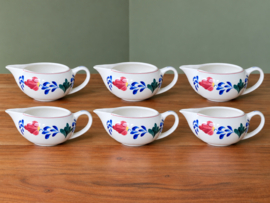 Oud Boerenbont Regout | Royal Sphinx set 6x kannetje