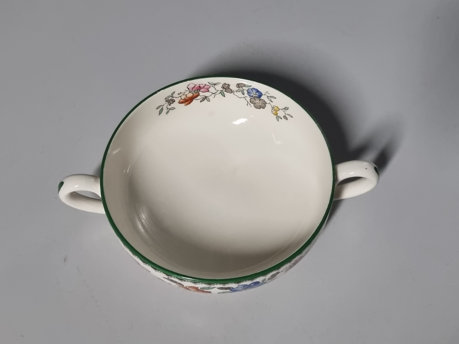 Engels Spode Copeland Chinese Rose soepkom (laag model)