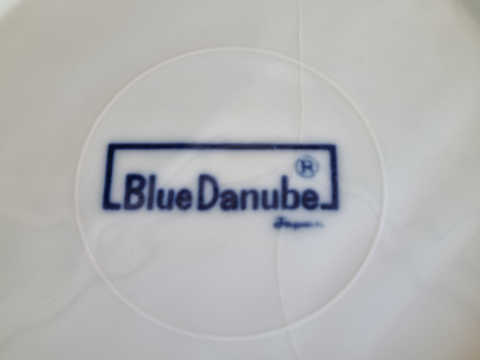 Blue Danube hoge ronde schaal 23 cm