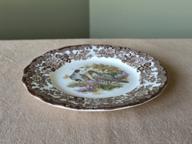 Engels Palissy Game Series ontbijtbord 20 cm (afb. hoenders)