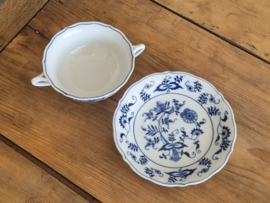 Blue Danube soepkom met schotel