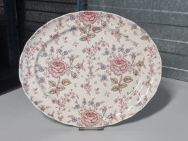 Engels Johnson Bros Rose  Chintz grote Serveerschaal 35 cm