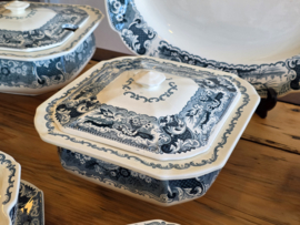 Victoria groen Societe Ceramique Eetservies 12 personen