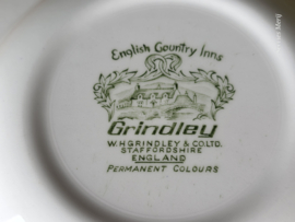 Engels groen Grindley Country Inns  Diep bord 22,5 cm