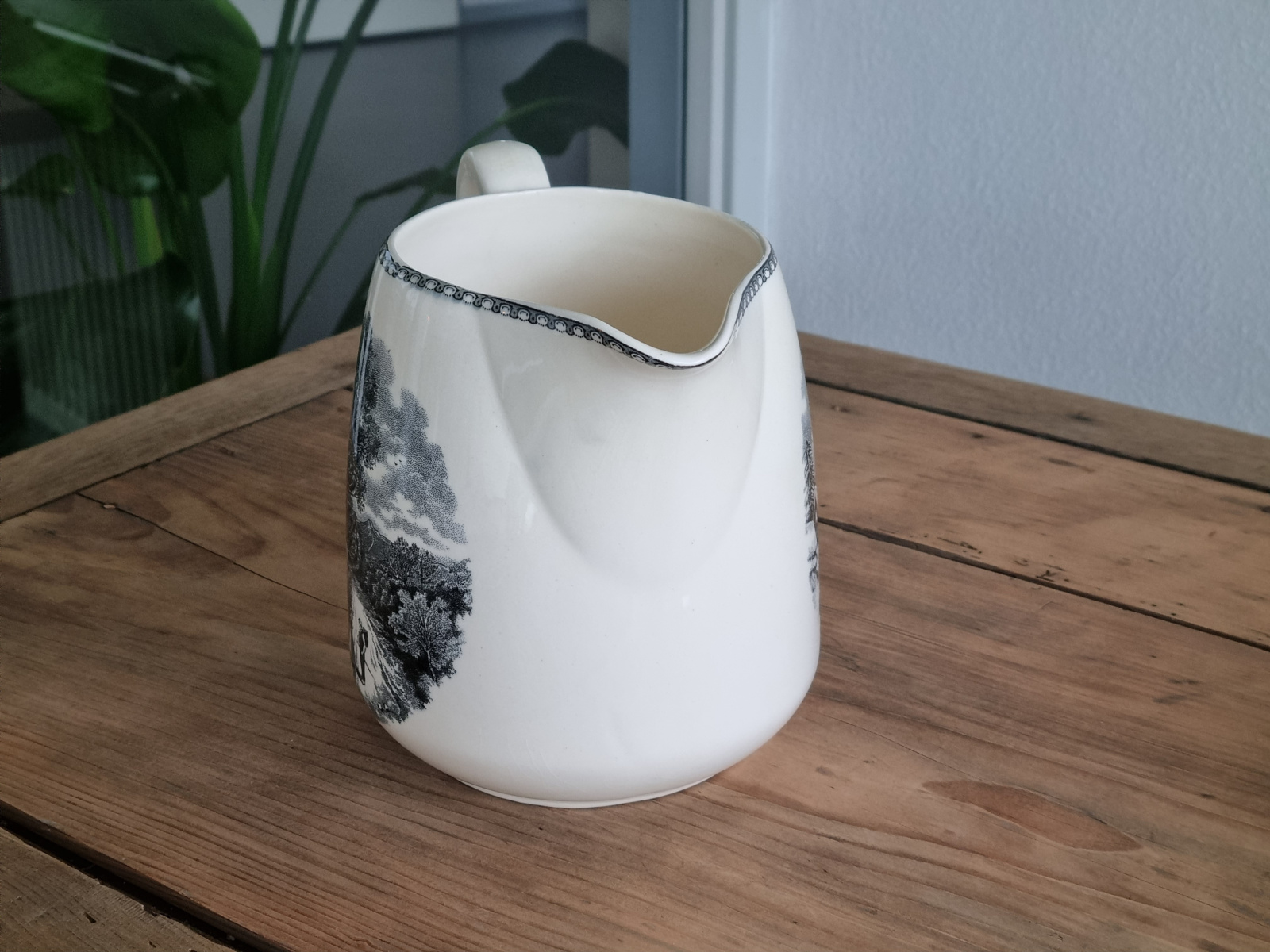 Landschap Zwart Société Céramique Kan nr. 2 (recht model)