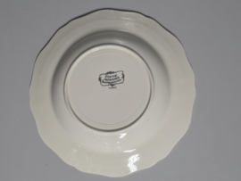 Frans Sarreguemines Obernai diep bord 25 cm (paarden)