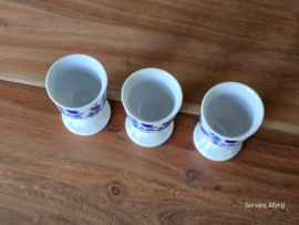 Zwiebelmuster onbekend merk set 3x hoge eierdop