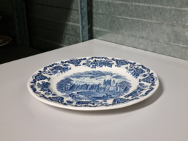 Engels blauw Enoch Wedgwood Royal Homes Of Britain Serveerbord 27,5 cm