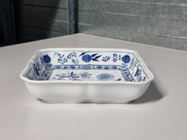 Zwiebelmuster Hutschenreuther lage vierkante schaal 23,5 cm