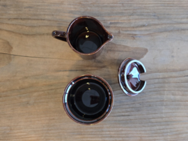 Regout Royal Sphinx bruin Koffieservies 2-persoons