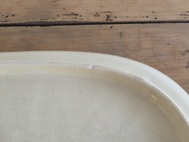 Boerenbont 418 Societe Ceramique set 3x ovale schaal met greepjes