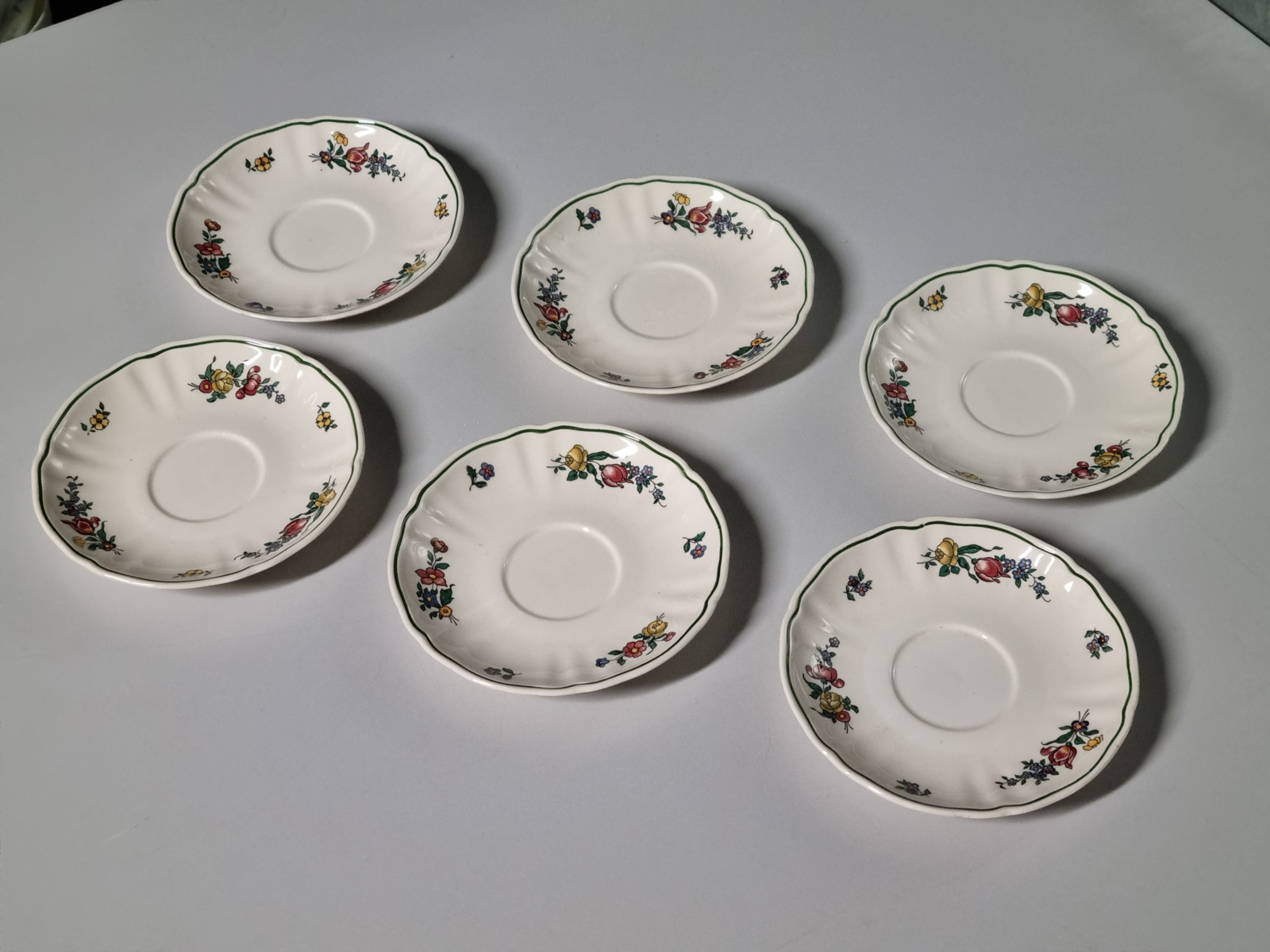Villeroy en Boch Alt Strassburg Set 6x thee kop en schotel