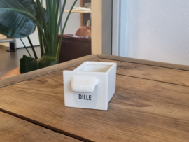 Royal Boch Kitchen kleine Lade met tekst Dille