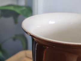 Societe Ceramique  Vintage set slanke Vazen met roos