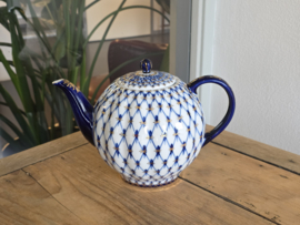 Lomonosov blauw Cobalt Net robuuste Theepot 2 liter
