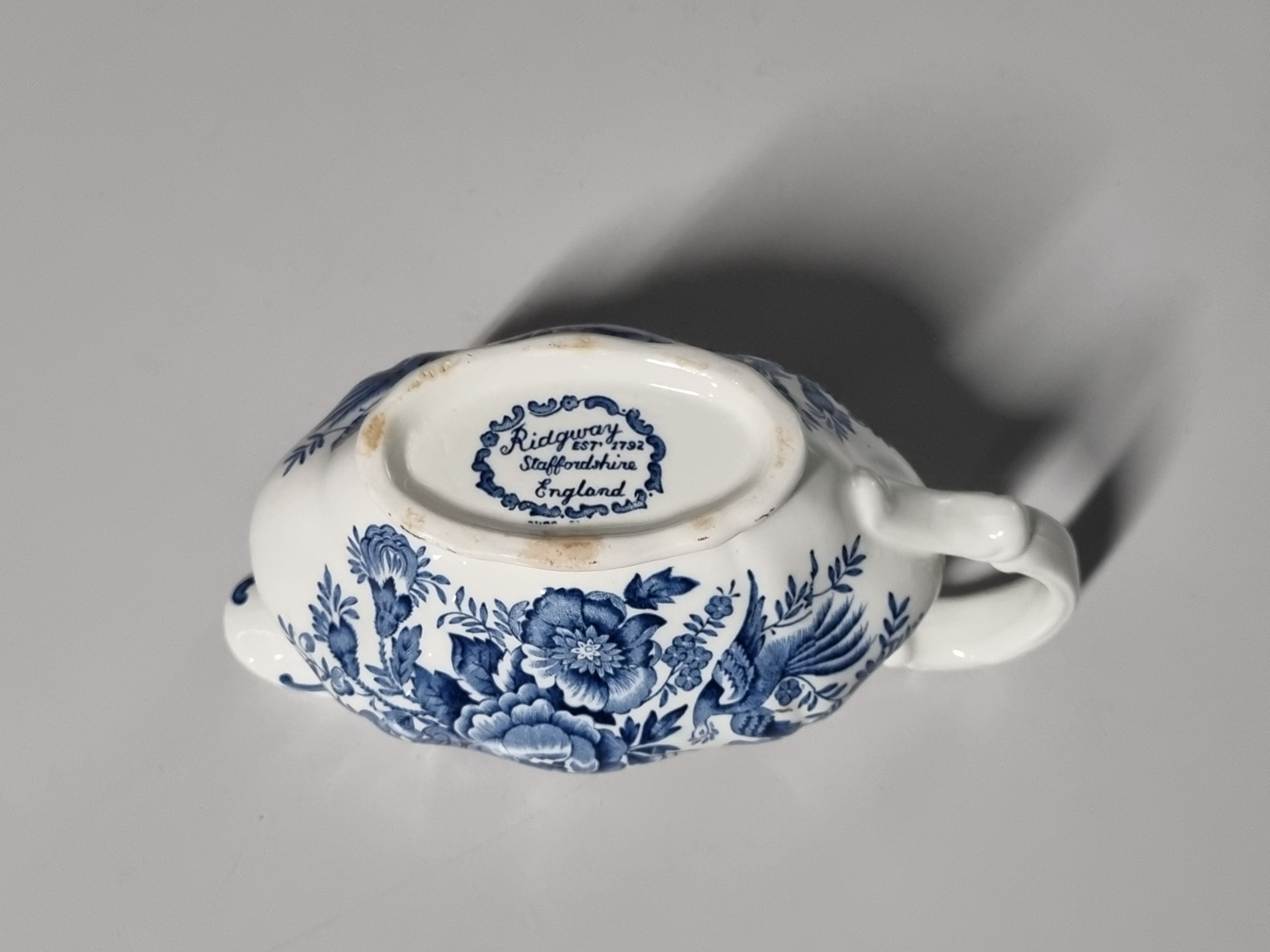 Engels Ridgway Windsor blauw Sauskom met oor