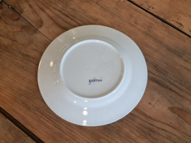 Petrus Regout Bertha blauw ontbijtbordje 20 cm