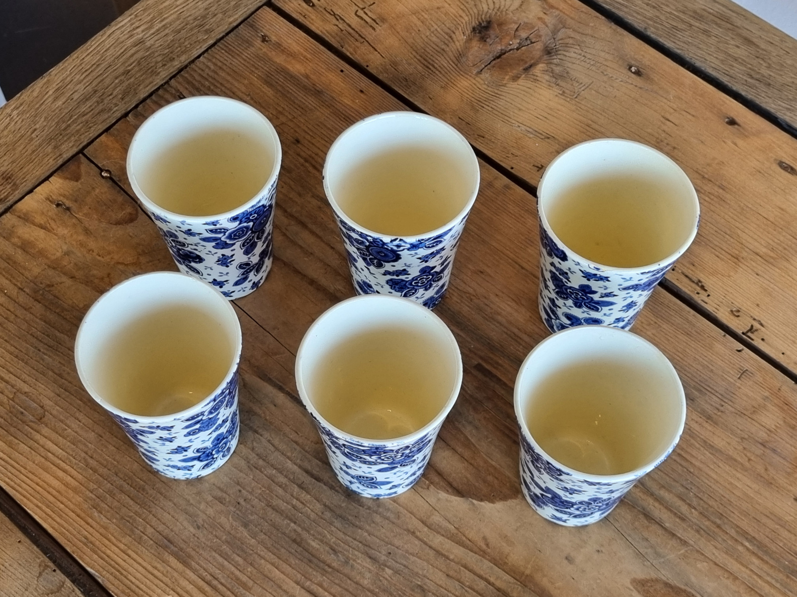 Beatrix Societe Ceramique set 6x Beker Mok (uniek recht model)