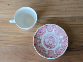 Engels rood Historical Ports Kop en schotel