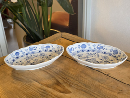 Zwiebelmuster Huttensteinach Set 2x ovale schaal 23,5 en 16 cm