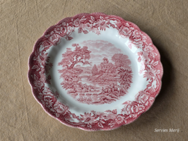 Engels rood Ridgway Woburn plat dinerbord 25 cm