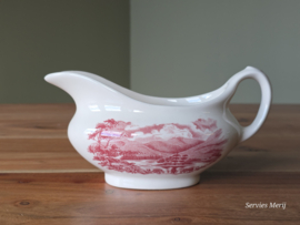 Engels rood English Ironstone Tableware EIT sauskom met oor (Rydol Water)