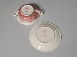 Villeroy en Boch Rusticana rood Soepkom met schotel