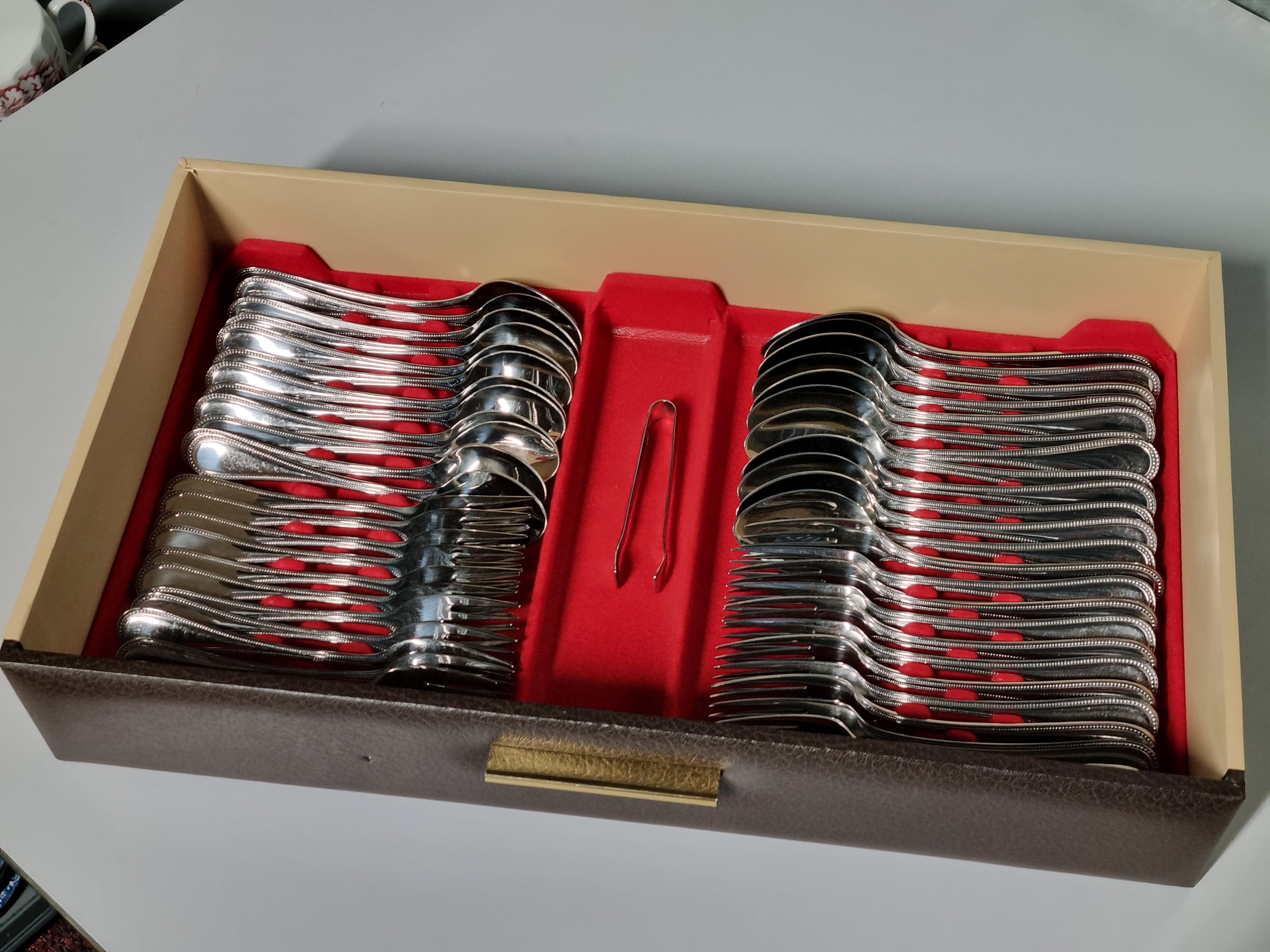 Bestek set Wirths Rostfrei Solingen 12 personen 124 delen