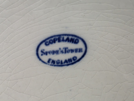 Engels Copeland Spode's Tower blauw plat dinerbord Ø 27 cm (rechte rand)