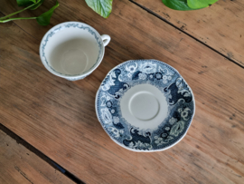Victoria Groen Societe Ceramique Kop en Schotel (wit)