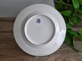 Wandbord Societe Ceramique decor Chasse au Lion blauw 25 cm