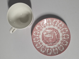 Engels rood Broadhurst Balmoral kop en schotel