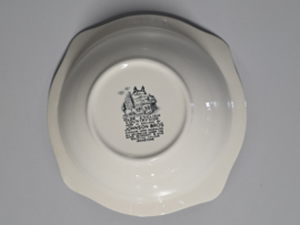 Engels groen Johnson Bros Olde English Countryside hoge ronde schaal 21,5 cm