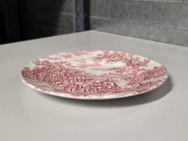 Engels rood Meakin Coaching Days ontbijtbord 20 cm