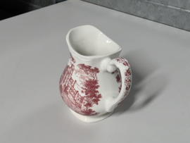 Engels rood Meakin Merrie England Kannetje 9 cm